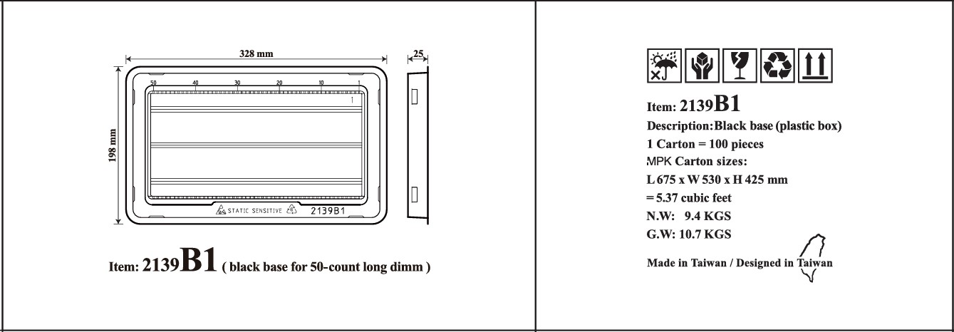 ddr dimm plastic box packaging tray 2139b1 shipping carton ddr dimm plastic box packaging tray 2139b1 shipping carton.jpg